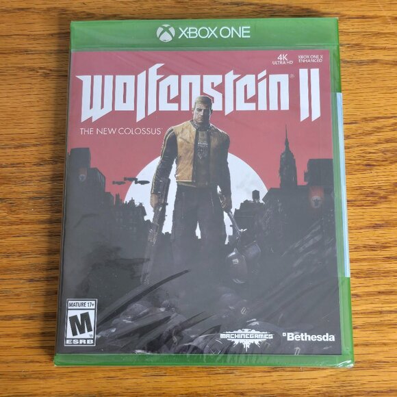 Wolfenstein II The New Colossus Microsoft XBox One Brand NEW Sealed Video Game - Picture 1 of 4